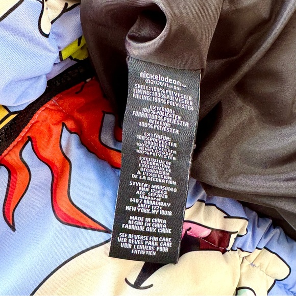 🔥 Members Only X Nickelodeon Rugrats Puffer Coat Jacket Men’s M Winter - Picture 6 of 8